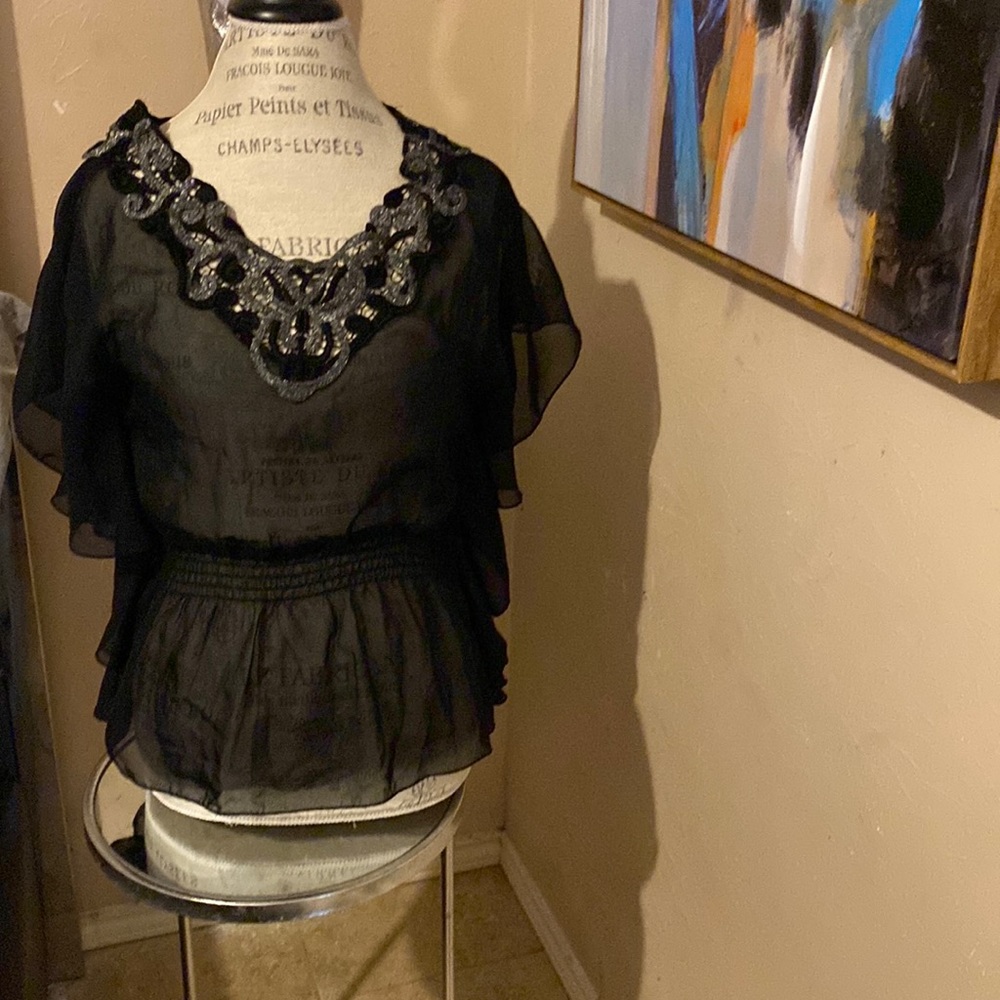 Sheer blouse